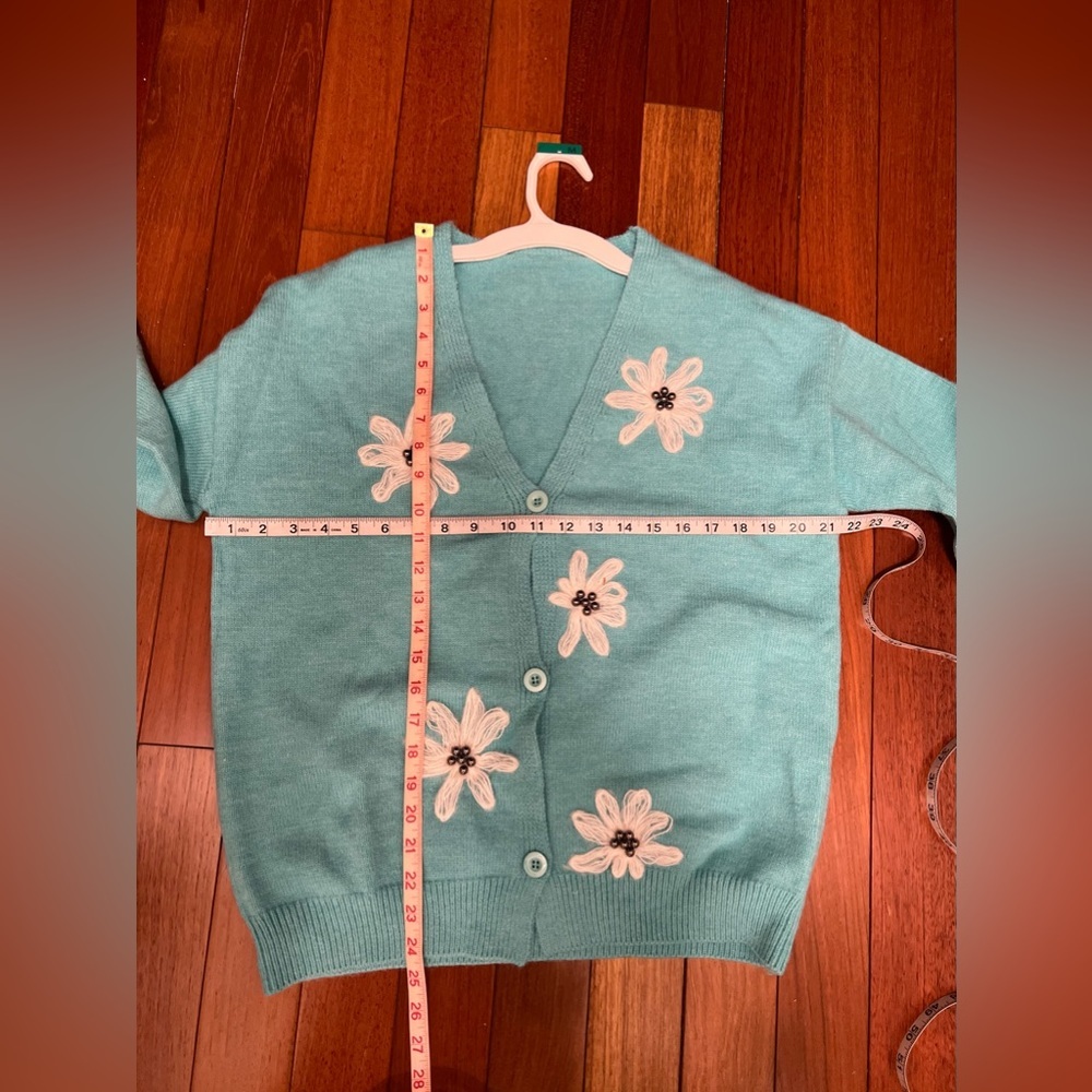08. Long Sleeve Cardigan Knit Sweater Cardigan Cable Sleeve Soft Knit Cardigan - Picture 4 of 15